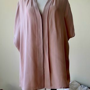 Vince Blush Silk Shirt